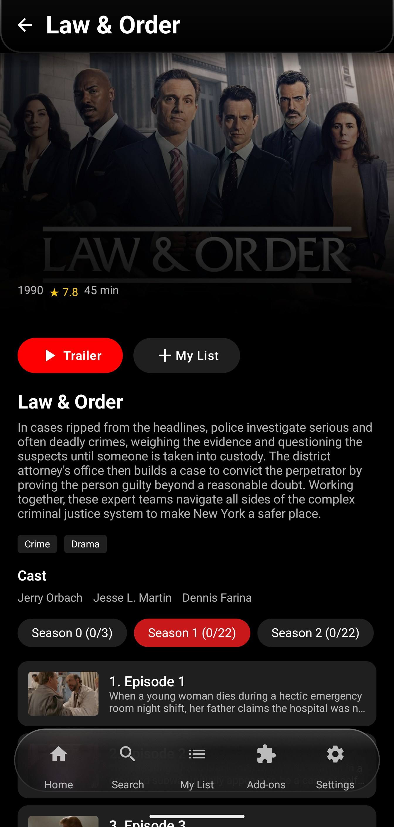 Show details on an Android phone